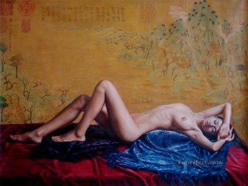 Excursión De Primavera Chica China Desnuda Pinturas al óleo